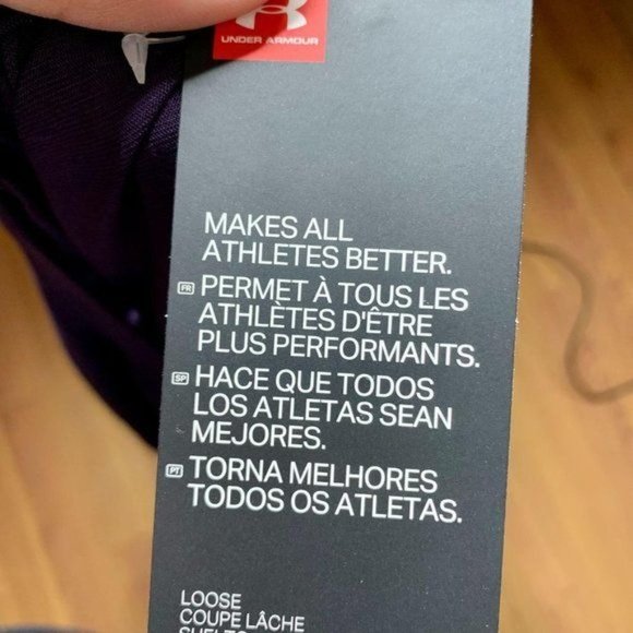 Under Armour Purple Loose Sleeveless Tank Top S - Picture 6 of 8